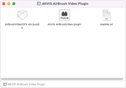 Instalação do plugin AKVIS AirBrush Video