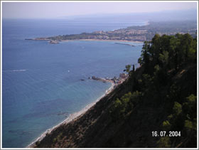 Paisaje marino de Sicilia