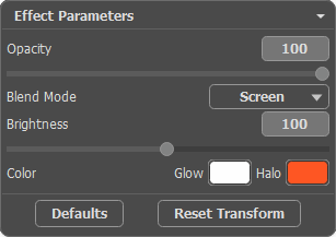 Effects Parameters