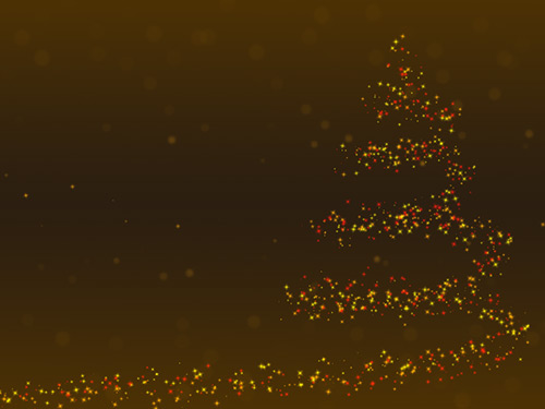 Desenho árvore de Natal na LightShop