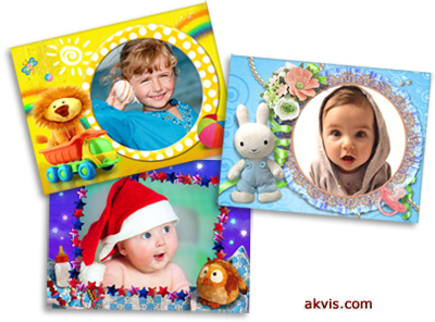 Детские рамки для фото, AKVIS ArtSuite
